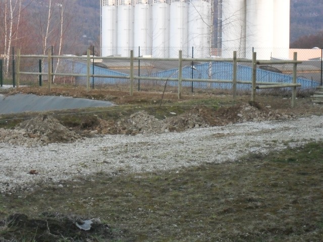 Chantier La Bridoire - clôtures bois