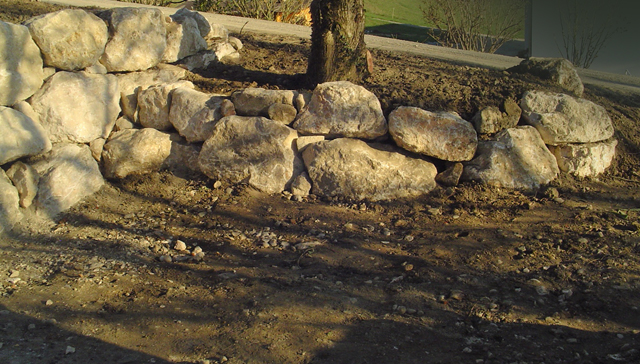 Enrochement, rocaille, à Domessin, par Les Jardins du Buis, paysagiste, 73, 38