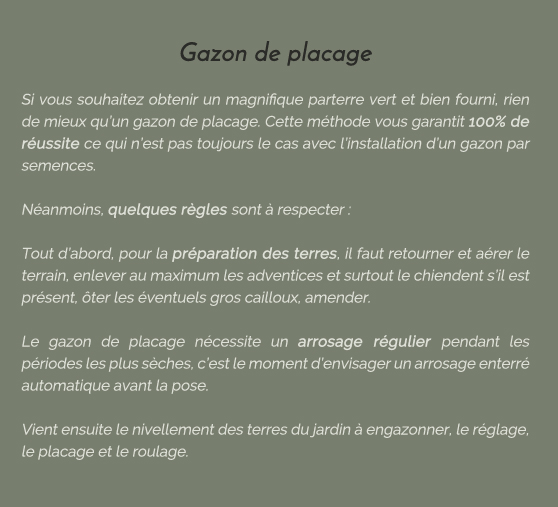 Gazon de placage | Les Jardins du Buis 73330 Le Pont de Beauvoisin - David Lopes, paysagiste