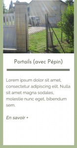 Portails avec Pépin| Les Jardins du Buis David Lopes 73330 Le Pont de Beauvoisin, Domessin