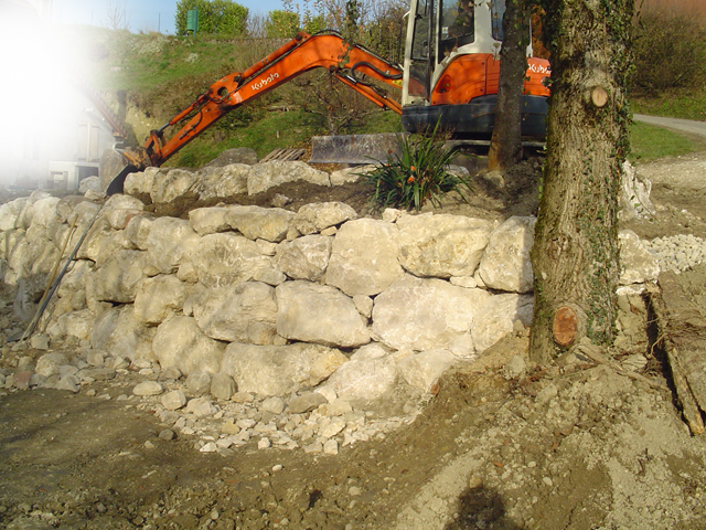 Enrochement, rocaille, à Domessin, par Les Jardins du Buis, paysagiste, 73, 38