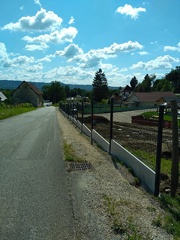 1 - Clôture et panneaux rigides à Domessin - Les Jardins du Buis paysagiste Savoie Isère