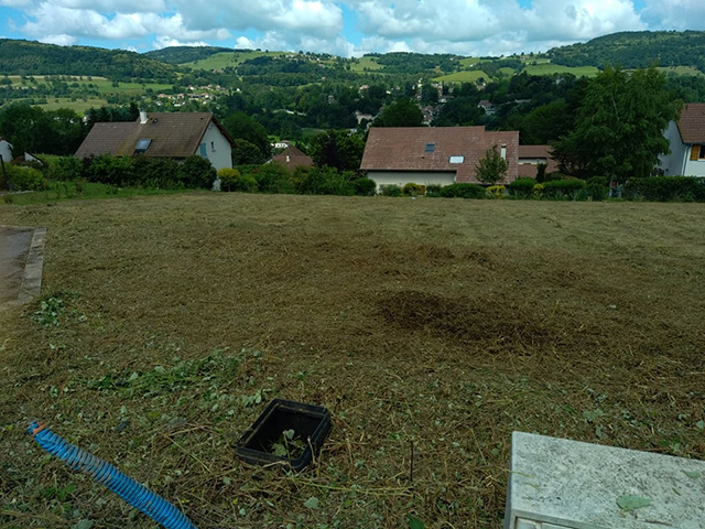 Broyage de parcelle à Saint-Geoire