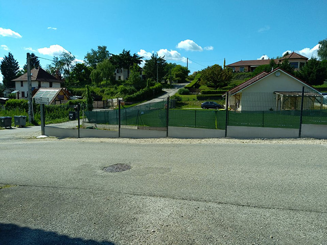 4 - Clôture et panneaux rigides à Domessin - Les Jardins du Buis paysagiste Savoie Isère