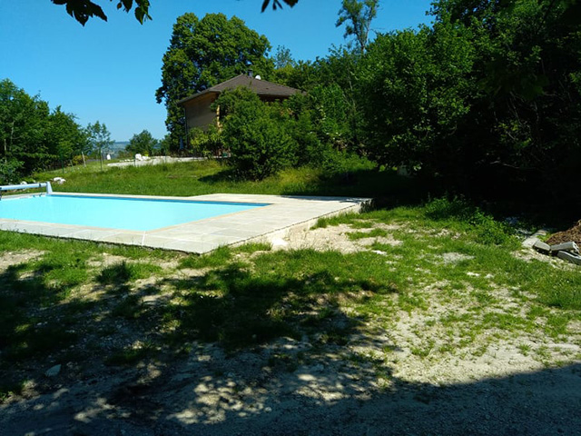 5-Avant - Chantier à Aiguebelette - Les Jardins du Buis