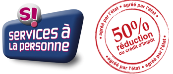 Service à la personne Service à la personne, avance immédiate, - 50 % d'impôt